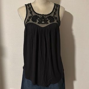 American Eagle Soft & Sexy Tank with Sheer Lace Detail